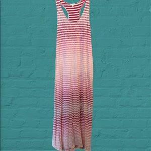 Soft Joie Striped Maxi Dress Size Medium